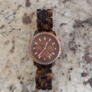 Tortoise shell watch